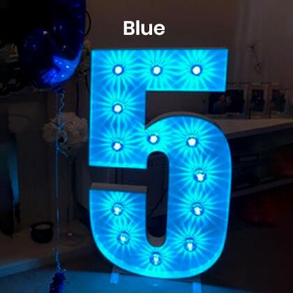Light up letters hire cost